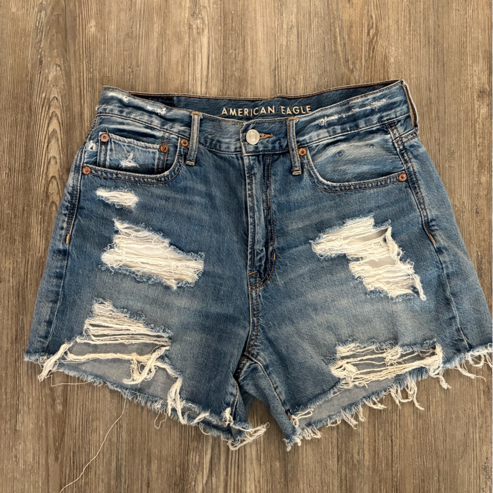 American Eagle Distressed Denim Shorts